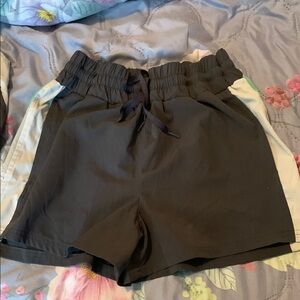 Fila Black Athletic Shorts with Elastic Waist size M